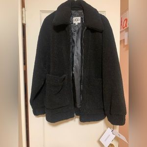 UGG Jackeline Teddy Bear Jacket XS NWT